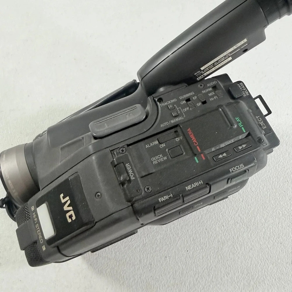 JVC GR-SX90U Compact Super VHS VHS-C Camcorder Video Camera AS IS UNTESTED